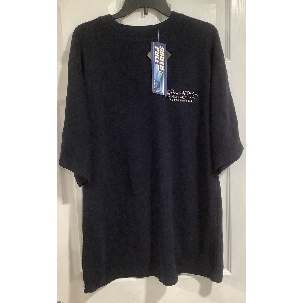 VINTAGE Southpole Sweater Adult L White Blue Pullover Sweatshirt Mens